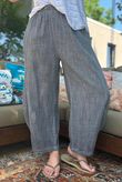Frame Cotton Vintage Wash Barrel Pant Charcoal